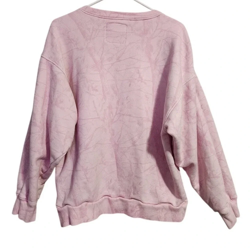 DAIRY BOY Bubblegum Camo Crewneck Sweatshirt Coquette Western M‎
